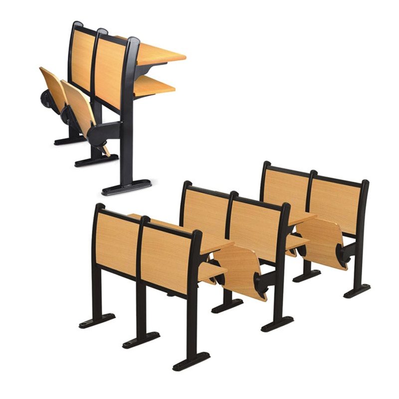 可翻轉多媒體室課桌椅3